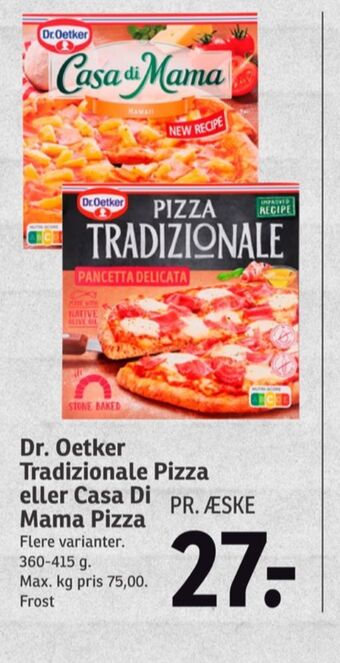 SPAR Tradizionale pizza tilbud