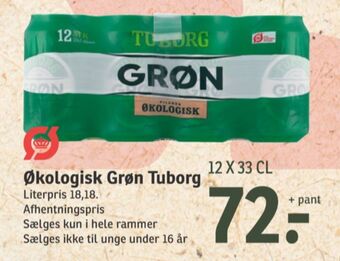 SPAR Grøn øl tilbud