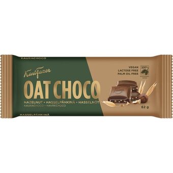 Motatos Fazer - havrekakaobar m. hasselnødder vegansk tilbud