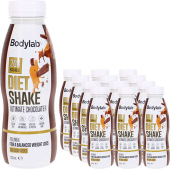 Bodylab - 12-pak bodylab diet shake chokolade