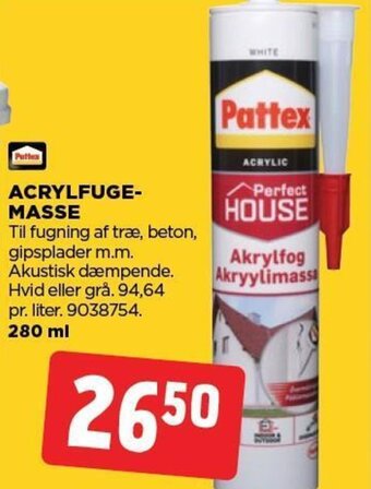 jem & fix ACRYLFUGE-MASSE tilbud