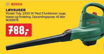 jem & fix BOSCH LØVSUGER tilbud