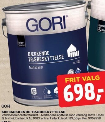 jem & fix 606 DÆKKENDE TRÆBESKYTTELSE tilbud