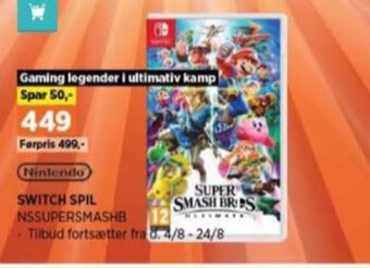 Power Nintendo nintendo switch-spil tilbud