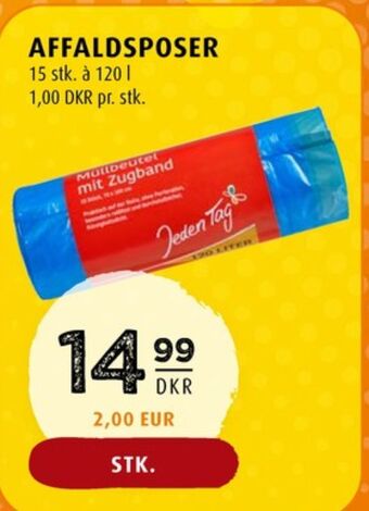 Scandinavian Park Jeden tag affaldsposer tilbud