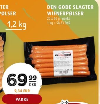 Scandinavian Park Den gode slagter wienerpølser tilbud