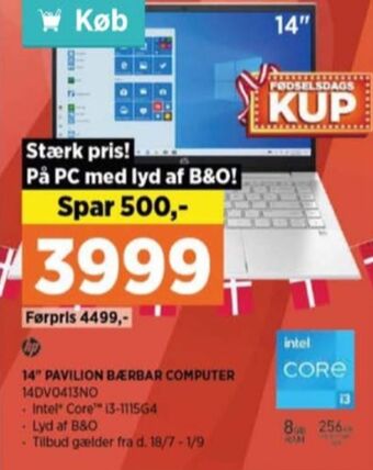 Power Hp bærbar pc tilbud