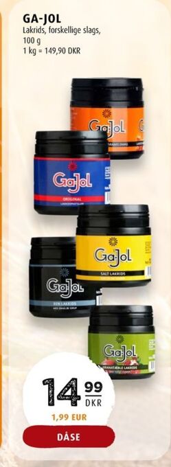 Scandinavian Park Gajol pastiller lakrids karamelsmag tilbud
