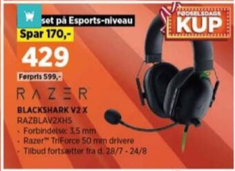 Power Razer headset tilbud