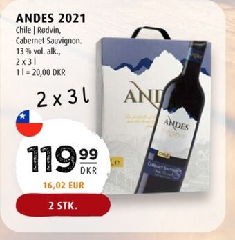 Scandinavian Park Ukendt chilensk rødvin tilbud
