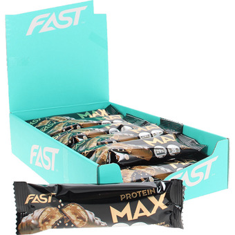 Motatos Fast | 18-pak max karamel protein bar | træning & vægt > protein produkter tilbud