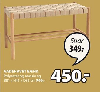 JYSK VADEHAVET BÆNK tilbud