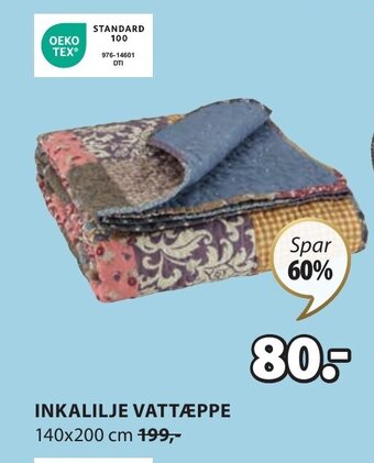 JYSK INKALILJE VATTÆPPE tilbud