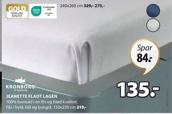 JYSK JEANETTE FLADT LAGEN tilbud