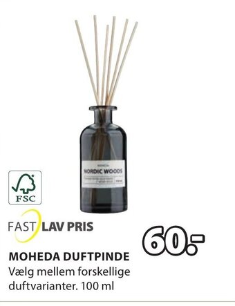 JYSK MOHEDA DUFTPINDE tilbud