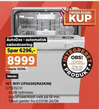 Power INT. WIFI OPVASKEMASKINE tilbud