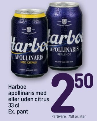 REMA 1000 Apollinaris danskvand tilbud