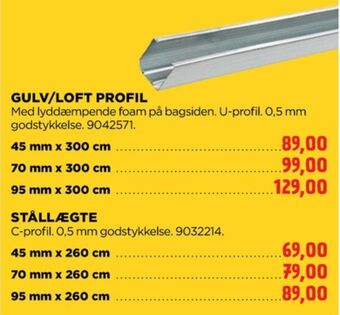 jem & fix Ukendt gulvprofil tilbud