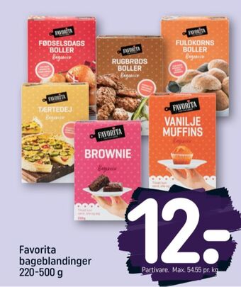 REMA 1000 Favorita fødselsdagsboller bagemix tilbud