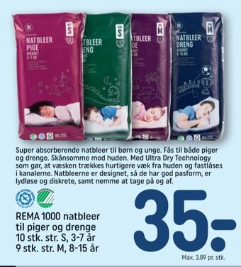 REMA 1000 Rema 1000 natbleer tilbud