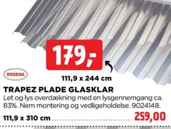 jem & fix Rodena trapezplader tilbud