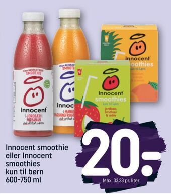 REMA 1000 Kids smoothie appelsin, mango & ananas tilbud
