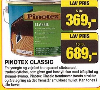 Farveland PINOTEX CLASSIC tilbud