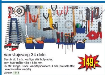 Harald Nyborg Værktøjsvæg 34 dele tilbud