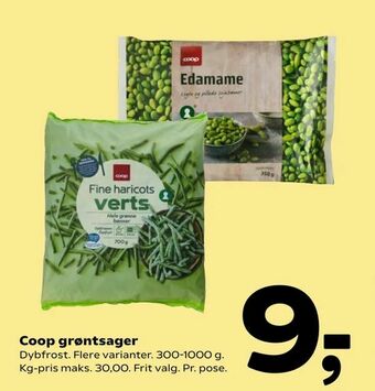 Coop 365 Coop grøntsager tilbud