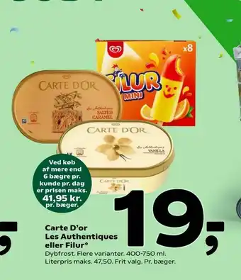 Coop 365 Carte D'or Les Authentiques eller Filur tilbud