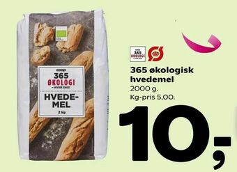 Coop 365 365 økologisk hvedemel tilbud