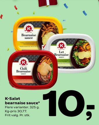 Coop 365 K-Salat bearnaise sauce tilbud