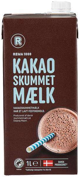 Kakao skummetmælk, 1 l
