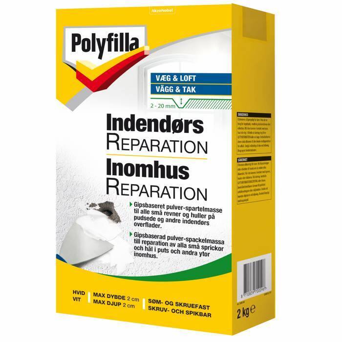 Polyfilla indendørs reparation 2 kg tilbud hos jem & fix