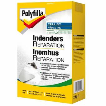 jem & fix Polyfilla indendørs reparation 2 kg tilbud