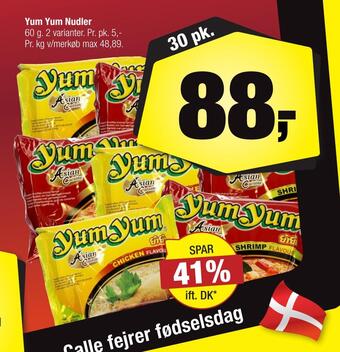 Calle Yum yum nudler tilbud