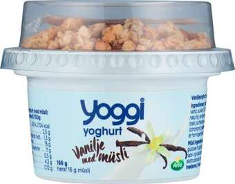 REMA 1000 Yoggi vanilje, 166 g tilbud