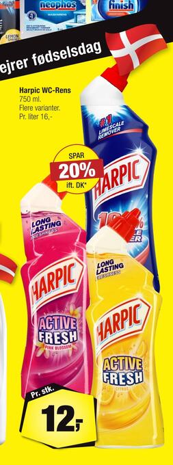 Calle Harpic wc-rens tilbud