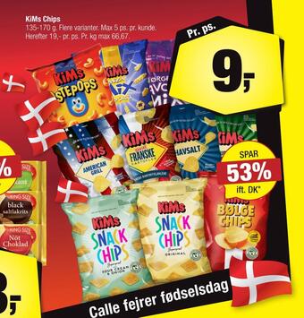 Calle Kims chips tilbud