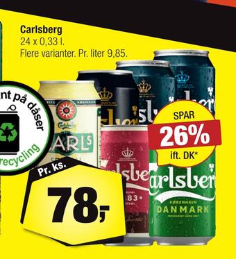 Calle Carlsberg tilbud