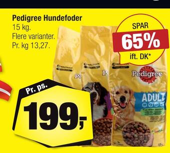 Calle Pedigree hundefoder tilbud
