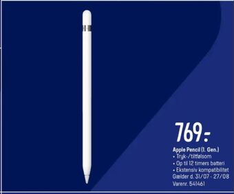 Elgiganten Apple stylus pen tilbud