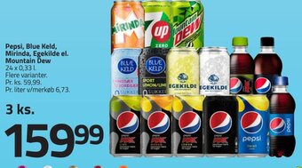 Fleggaard Pepsi, Blue Keld, Mirinda, Egekilde el. Mountain Dew tilbud