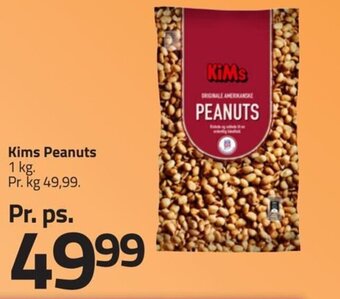 Fleggaard Kims Peanuts 1 kg. tilbud