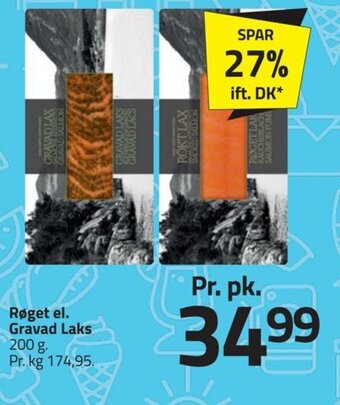 Fleggaard Røget el. Gravad Laks 200 g tilbud