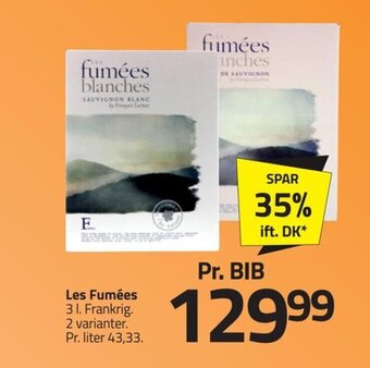 Fleggaard Les Fumées 3L. Frankrig. 2 varianter. tilbud