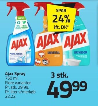 Fleggaard Ajax Spray 750 ml. Flere varianter tilbud