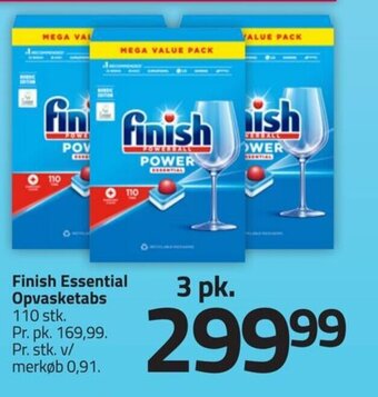 Fleggaard Finish Essential Opvasketabs tilbud