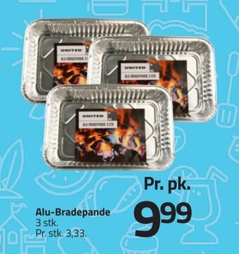 Alu-Bradepande 3 stk.