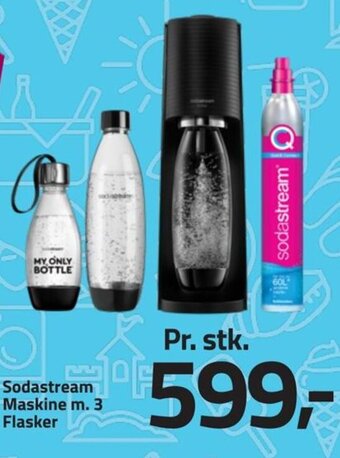 Fleggaard Sodastream Maskine m. 3 Flasker tilbud
